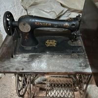 Macchina da cucire antica singer
