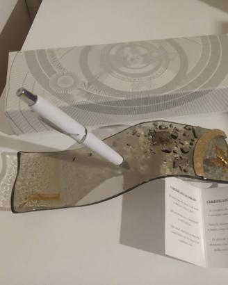 Idea: portapenna in vetro lavorato