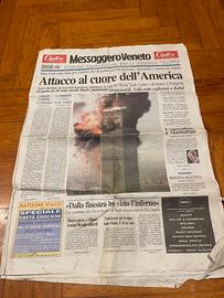Messaggero Veneto delle Torri gemelle