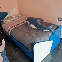 letto singolo con rete 90x200