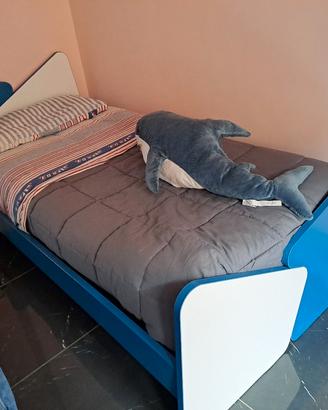letto singolo con rete 90x200
