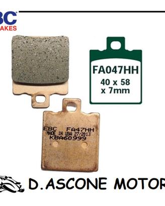 PASTIGLIE HH DUCATI-APRILIA POST. SINTERIZZATE EBC