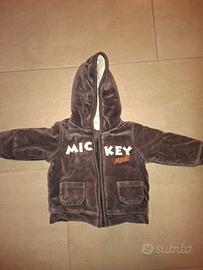 piumottino/giacca disney topolino 6/9 mesi