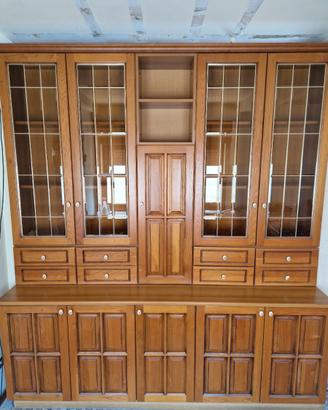 Vetrina in legno massello