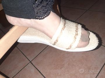 ciabatte spugna beige