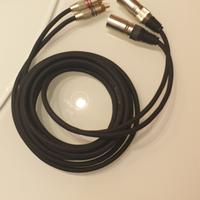 cavo segnale rca-xlr bespeco 3 metri