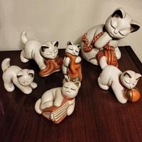 THUN 6 pezzi gatti fuori produzione vintage