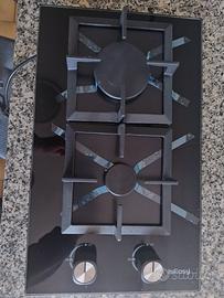 Piano Cottura 2 Fuochi Gas da incasso, nuovo