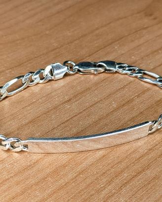 Bracciale argento grumetta