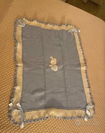 Coperta bambino in lana nuova