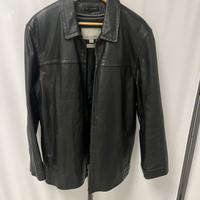 Cappotto di pelle per uomo 2in1