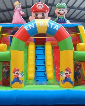 Scivolo Gonfiabile Gigante “MARIOBROS” Nuovo