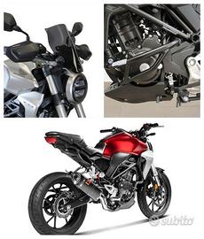 Honda Cb 300 Neo scarico barre bauletto centralina