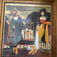 Quadro S. Fiume – stampa artistica con cornice vin