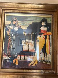 Quadro S. Fiume – stampa artistica con cornice vin