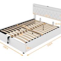 Letto 160x200 con led