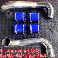 Tubi inox intercooler alfa 159 1.9 jtdm t21