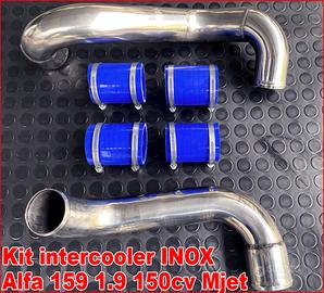 Tubi inox intercooler alfa 159 1.9 jtdm t21