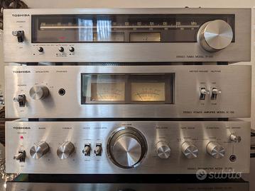 Ampli, preampli e radio Toshiba vintage