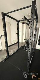 PRO POWER RACK + LAT MACHINE LACERTOSUS