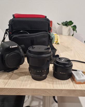 CANON EOS 700D + SIGMA 17-70 E CANON 50mm