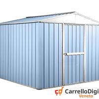 Box porta attrezzi lamiera 276x260 azzurro