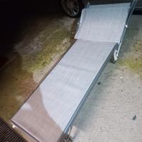 Lettino in alluminio