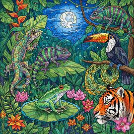 Poster su carta black back senza telaio 60x60