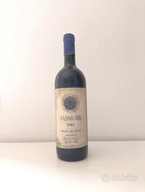 Vino Sassicaia anno 1982