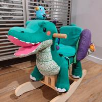 Cavallo dondolo labebe in legno