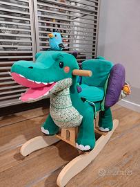 Cavallo dondolo labebe in legno