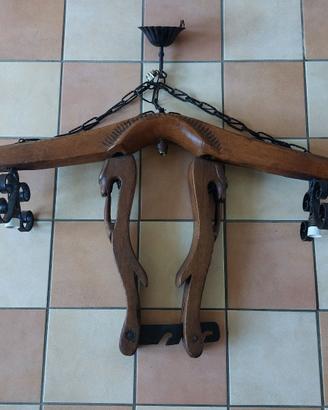 Lampadario giogo per buoi