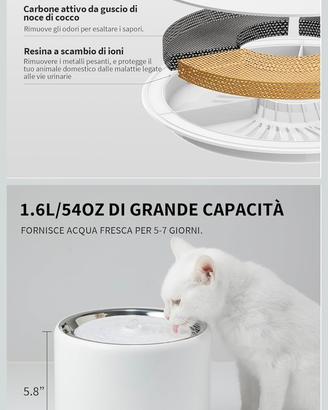 Fontanella per gatti petkit