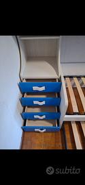 letto con armadio a ponte