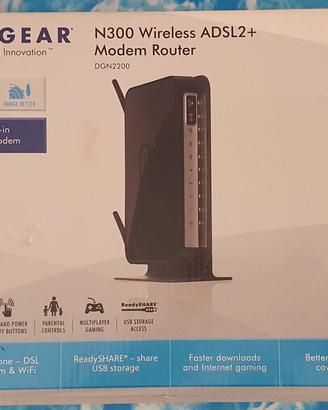 Modem Router ADSL2+ Wireless Netgear N300