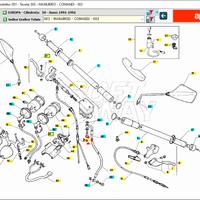 Cavo gas Aprilia Europa 50 AP8214087