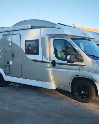 Burstner su Ducato 130cv con Gemelli e basculante 