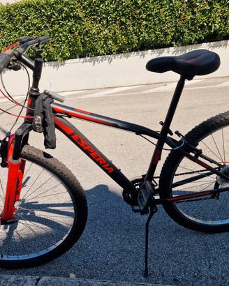 Bicicletta ESPERIA 29 Nera/Rossa Usata