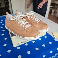 scarpe sneakers marrone chiaro taglia 40