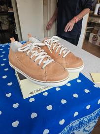 scarpe sneakers marrone chiaro taglia 40