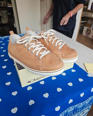 scarpe sneakers marrone chiaro taglia 40