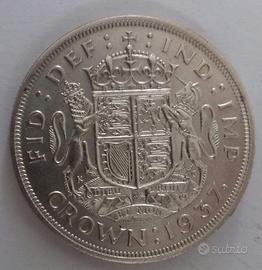 Gran Bretagna corona 1937 qfdc ag 500%. g 28,2759