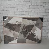 quadro  planisfero  maison  du monde 