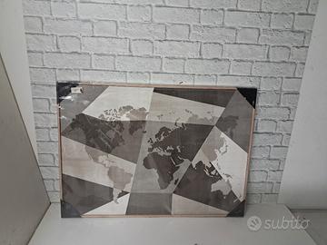 quadro  planisfero  maison  du monde 