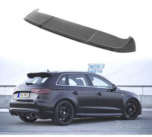 AGGIUNTA SPOILER AUDI A3 SPORTBACK 12-20 NERO LUCI
