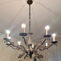 Lampadario in ottone