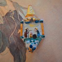 Acquasantiera Vintage in Maiolica da collezione
