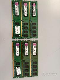 RAM DDR2 Kingston 12 gb ( 2gb x 6 )