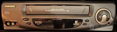 Videoregistratore VHS 6 testine hi-fi Daewoo Elect