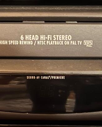 Videoregistratore VHS 6 testine hi-fi Daewoo